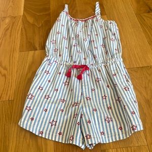 Cute romper for the Fourth of July